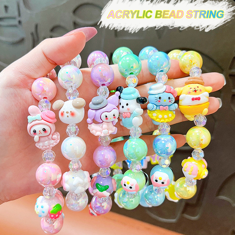เบบี้ทรี v3 ที่ห้อย baby three v3 การ์ตูนการ์ตูนสร้างสรรค์โทรศัพท์มือถือที่มีสีสันลูกปัดพวงกุญแจกระเป๋าจี้สายคล้องเด็ก ซานริโอ ซานริโอ้ สามเด็กสามพวงกุญแจ ชุด baby three v3