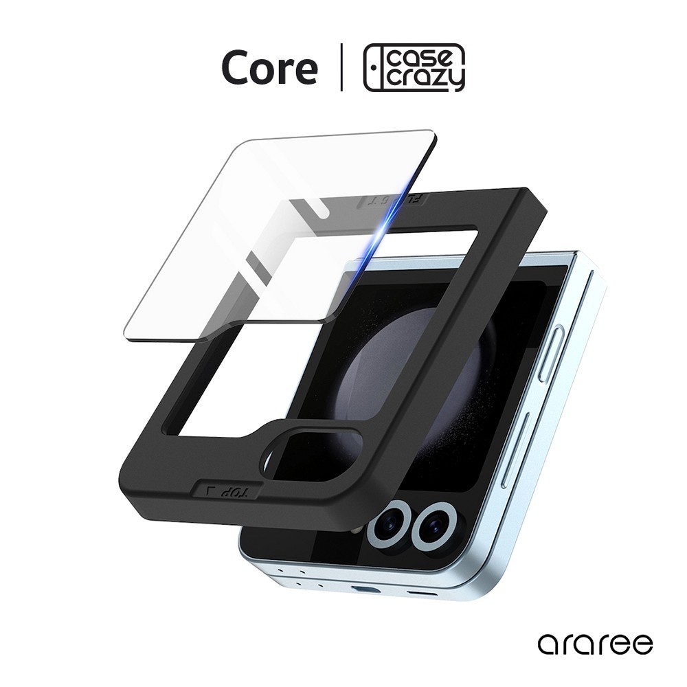 ARAREE รุ่น Core Glass กระจกกันรอยหน้าจอด้านนอกแบบเต็มจอ Galaxy Z Flip6