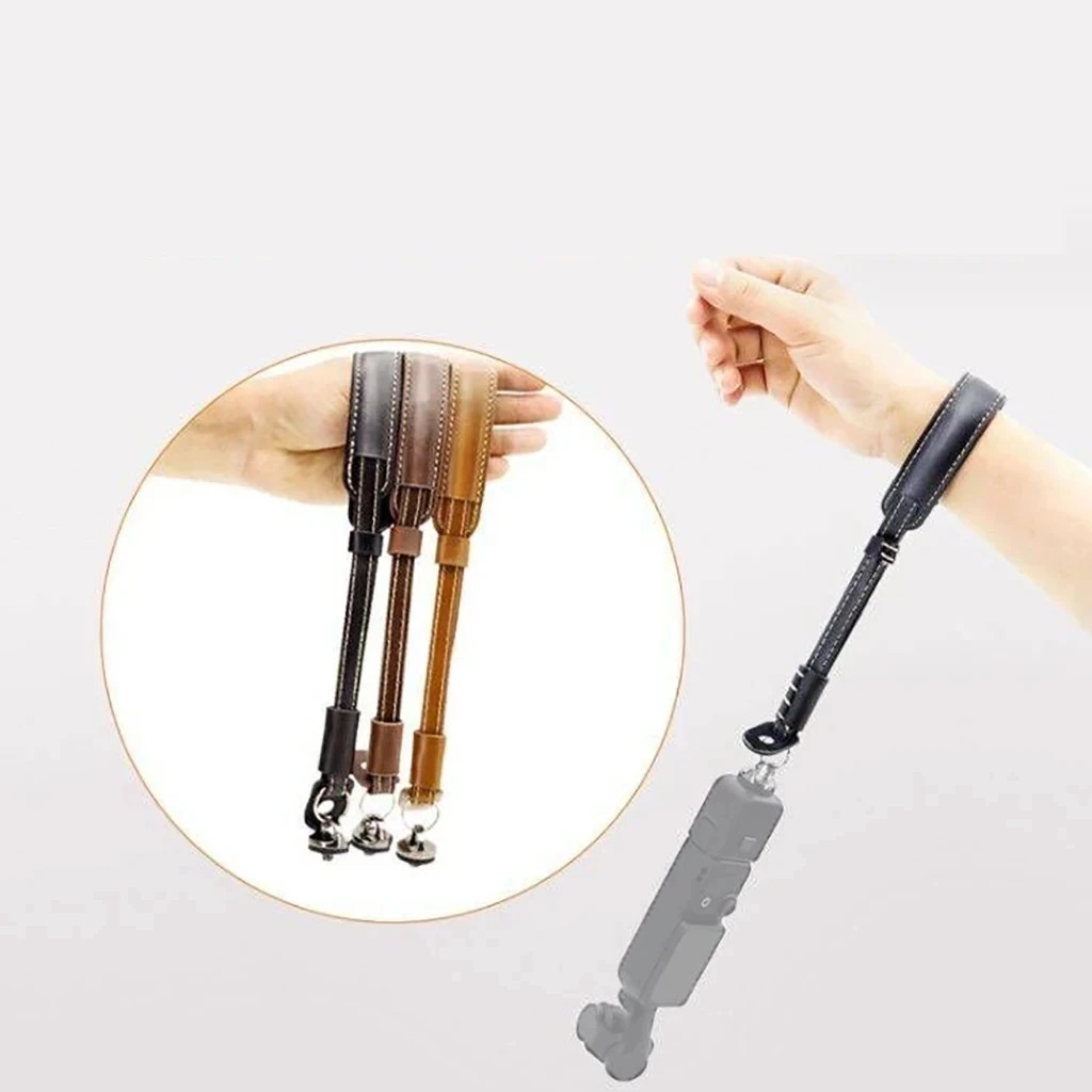 สายคล้องมือกล้องสําหรับ DJI OSMO POCKET 3 OM 6 5 4 เชือกข้อมือป้องกันการสูญหายสําหรับ Insta360 X3 X4 พร้อม 1/4 สกรูอุปกรณ์เสริมสําหรับกล้องแอคชั่นแคมเมรา