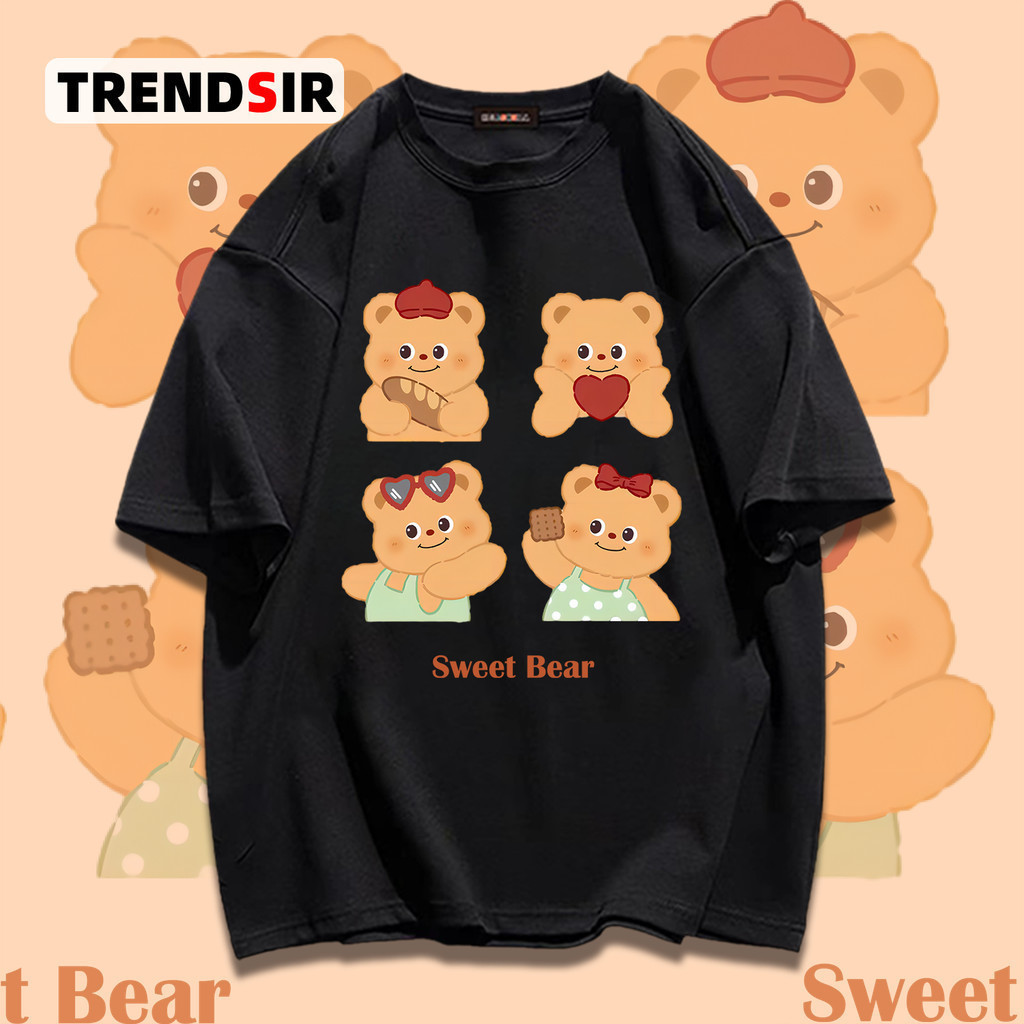 Butter Bear Logo Short Sleeve T-Shirt 1 Cotton S-5XL