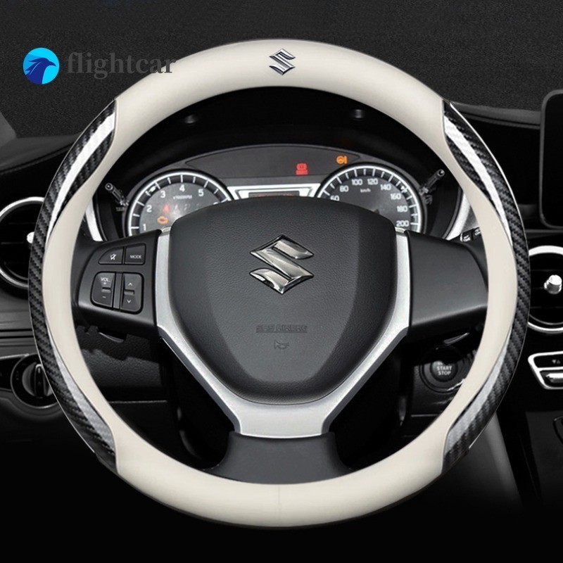 Ft สไตล์ใหม่ Cowhide หนังพวงมาลัยสําหรับ Suzuki SWIFT CIAZ XL7 CELERIO ERTIGA DZIRE S-PRESSO VITARA APV JIMMY CARRY