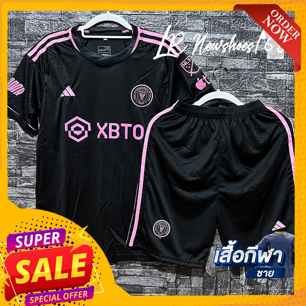 ชุดบอล MIA (Black) เสื้อบอลและกางเกงบอลผู้ชาย ปี 2023-2024 ใหม่ล่าสุด