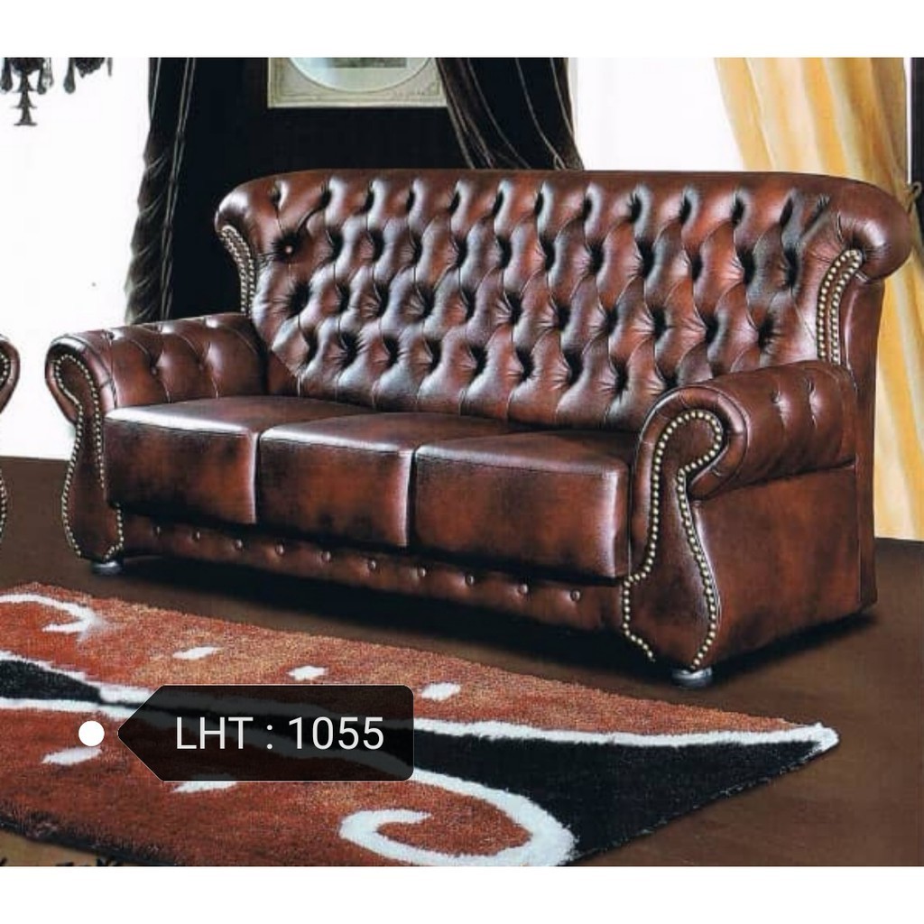 p5j1z6ovc4 โซฟาหนังเชสเตอร์ฟิลด์ ✔️ 1+2+3 ที่นั่ง ✔️