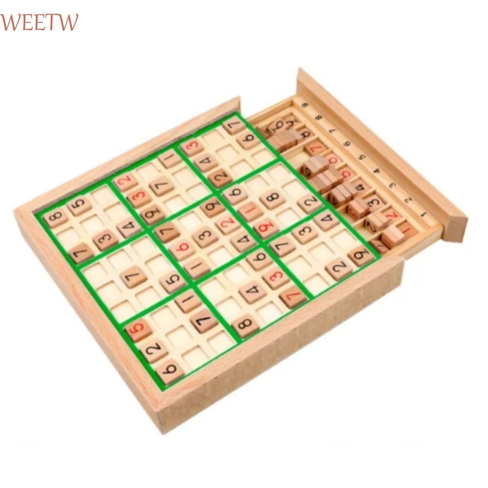 Weetw Sudoku Crosswords ของเล่น, Sudoku การศึกษาหมากรุก Sudoku, ของเล่นปริศนาคณิตศาสตร์นานาชาติ Montessori Infal Logic Number Place เกมเด็กของขวัญ