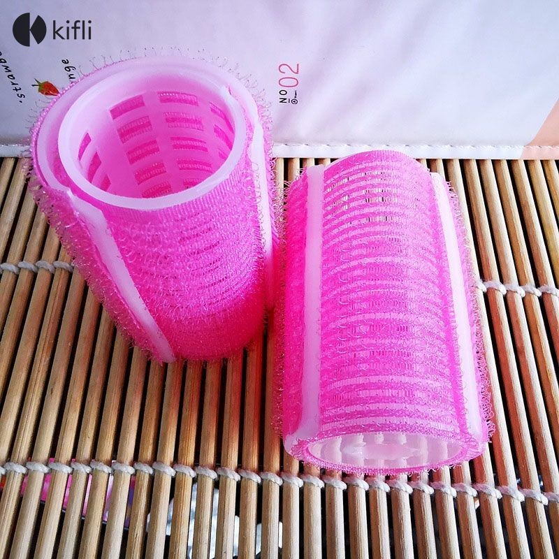 kifli.thเครื่องม้วนผมหน้าม้าพลาสติกแบบมีกาวในตัวที่สะดวก-KI