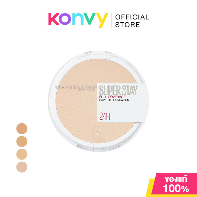 Maybelline New York Superstay Powder Foundation 6g เมย์เบลลีน นิวยอร์ก แป้งผสมรองพื้นเนื้อแมท.