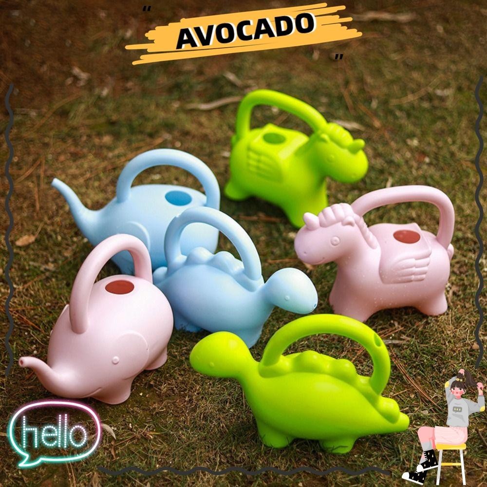 Avocar บัวรดน้ําการ์ตูน, การ์ตูนสัตว์รูปร่างน้ําหนักเบาเด็กรดน้ําสามารถ, สีลูกกวาดทนทานพร้อมที่จับหม้อรดน้ําต้นไม้