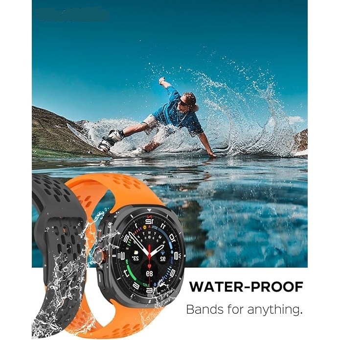 สายซิลิโคนสําหรับ Samsung Galaxy Watch Ultra 47 มม.ไม่มี Gap สร้อยข้อมือ Watchband เข็มขัดสําหรับ Samsung Galaxy นาฬิกา 7 Ultra 47 มม.สายรัดข้อมืออุปกรณ์เสริม - รูปที่ 5