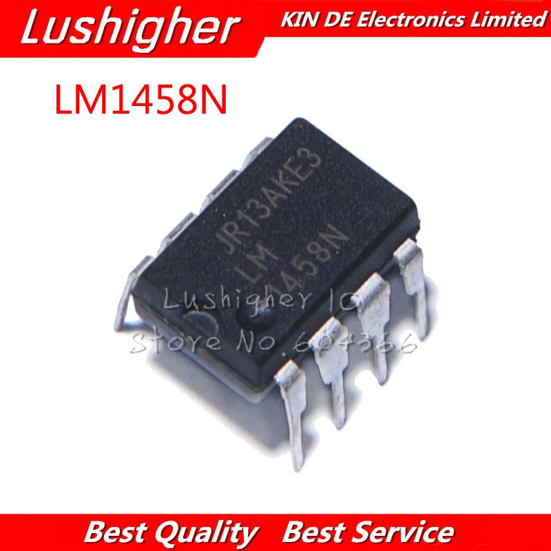 10 LM1458N DIP8 LM1458 DIP-8 MC1458P DIP