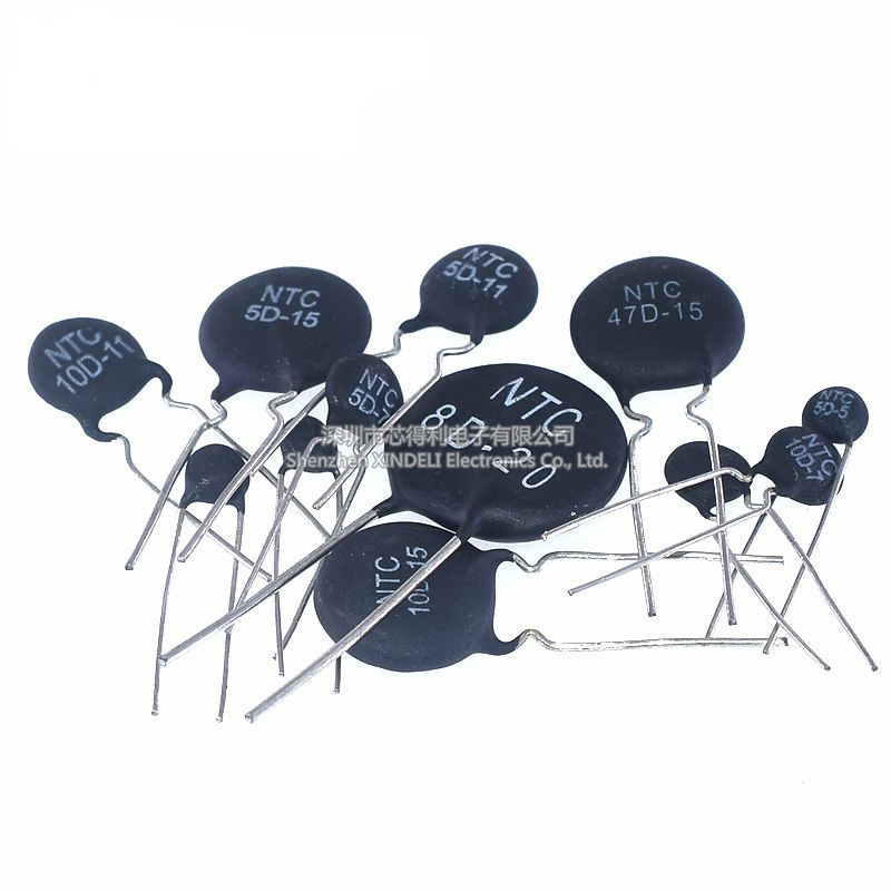 Ntc ตัวต้านทานความร้อนเชิงลบอุณหภูมิ 5D-20, 5D-25 8D-20 10D-20 10D-25 16D-20 20D-20 ตัวต้านทาน Plug-