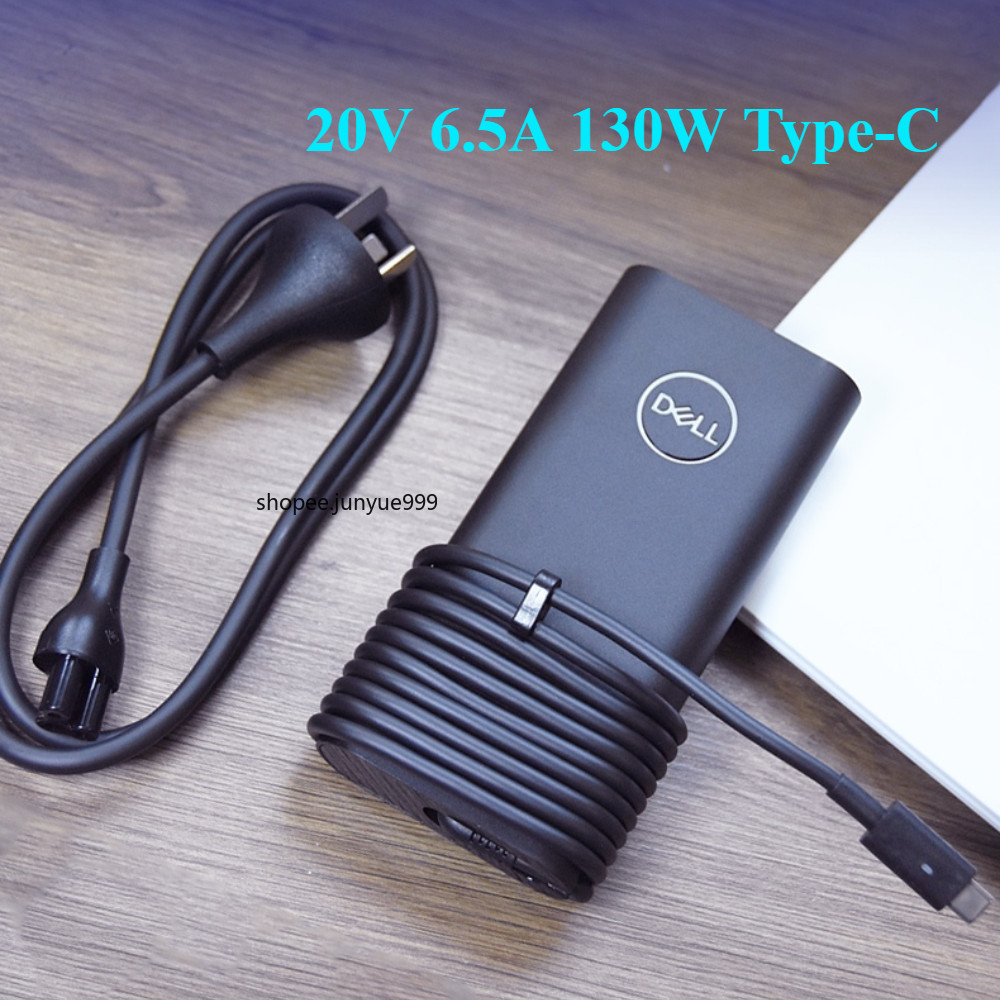 Dell XPS 9350 9500 9700/Latitude 5285 7410/Precision 5530 5750 3560 แล็ปท็อป 20V 6.5A 130W Type-C AC