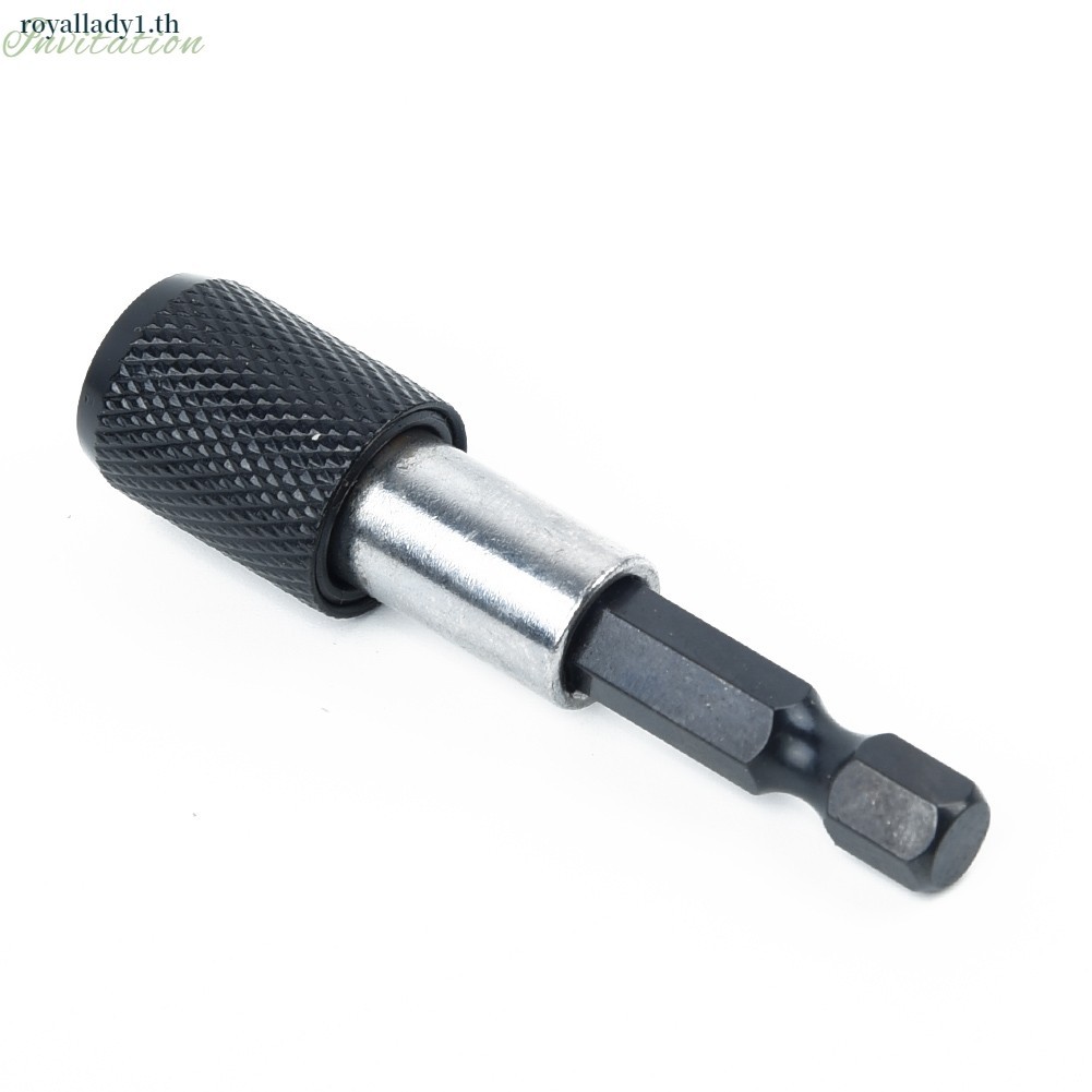 [ในสต็อก] Hex Shank Quick Release เจาะสกรูไขควงบิตผู้ถือ 1/4 "60 มม.