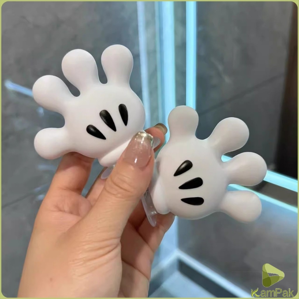 ตะขอแขวนแปรงสีฟัน รูปปาล์มการ์ตูน อุ้งมือ 3D ตะขอแขวนผนัง Toothbrush holder - รูปที่ 5