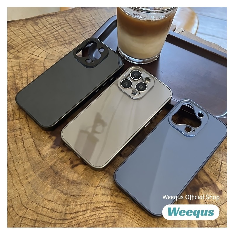 Premium Nano Glassเคสโทรศัพท์สําหรับiPhone 15 Pro Max 14 Pro Max 13 Pro 12 Pro Max 11 Pro Maxไม่เปราะบางUVเคลือบเงาชายแดน