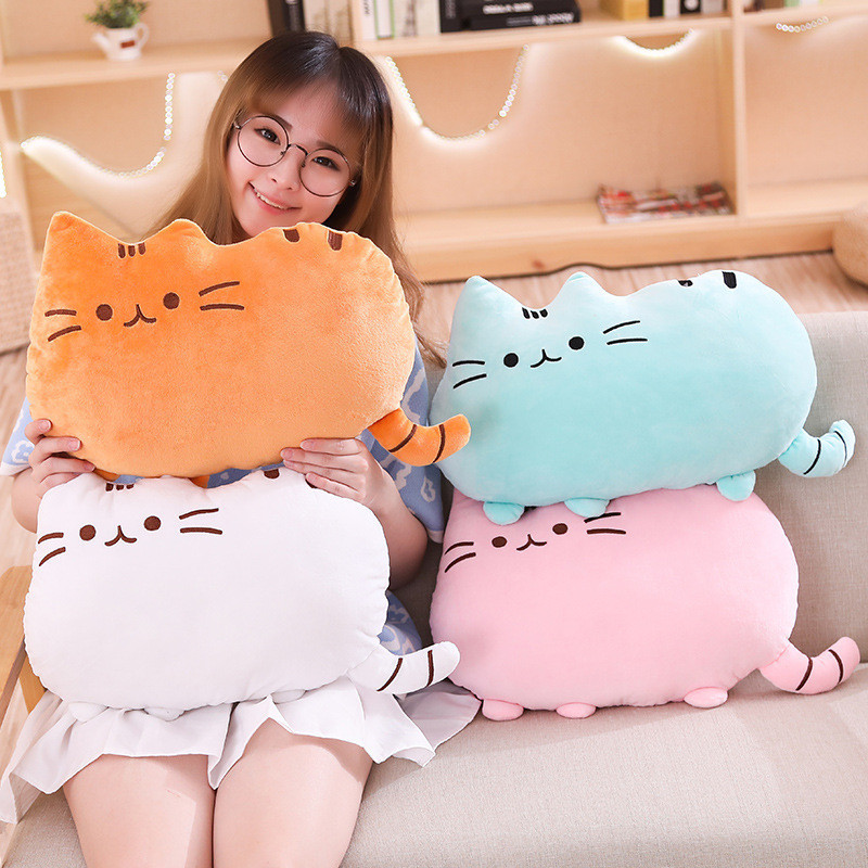 B17 ตุ๊กตาหมอน หมอนแมว ของขวัญ ของเล่นเด็ก  พร้อมส่ง