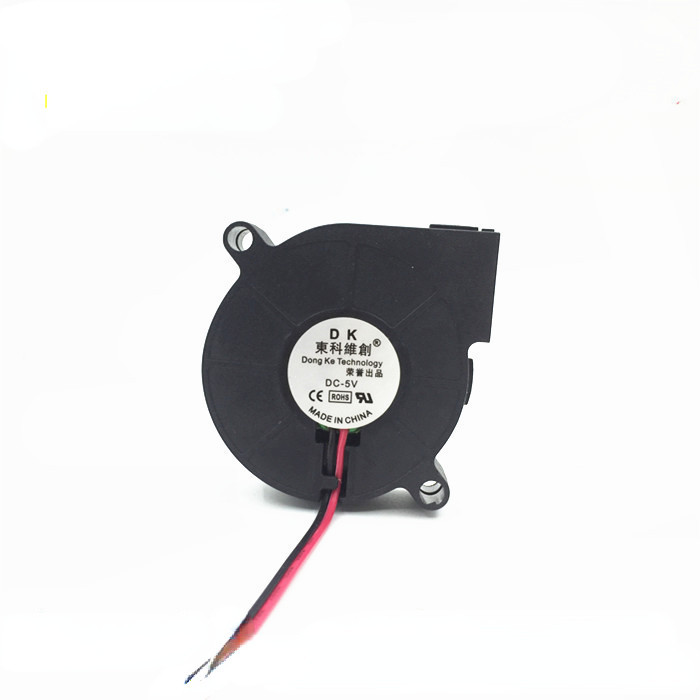 5015 พัดลมแรงเหวี่ยง 5V 12V 5cm cm Turbo Blower พัดลมระบายความร้อนพัดลมดูดอากาศ 5V 0.25A, 12V 0.15A, 24V 0.1AA