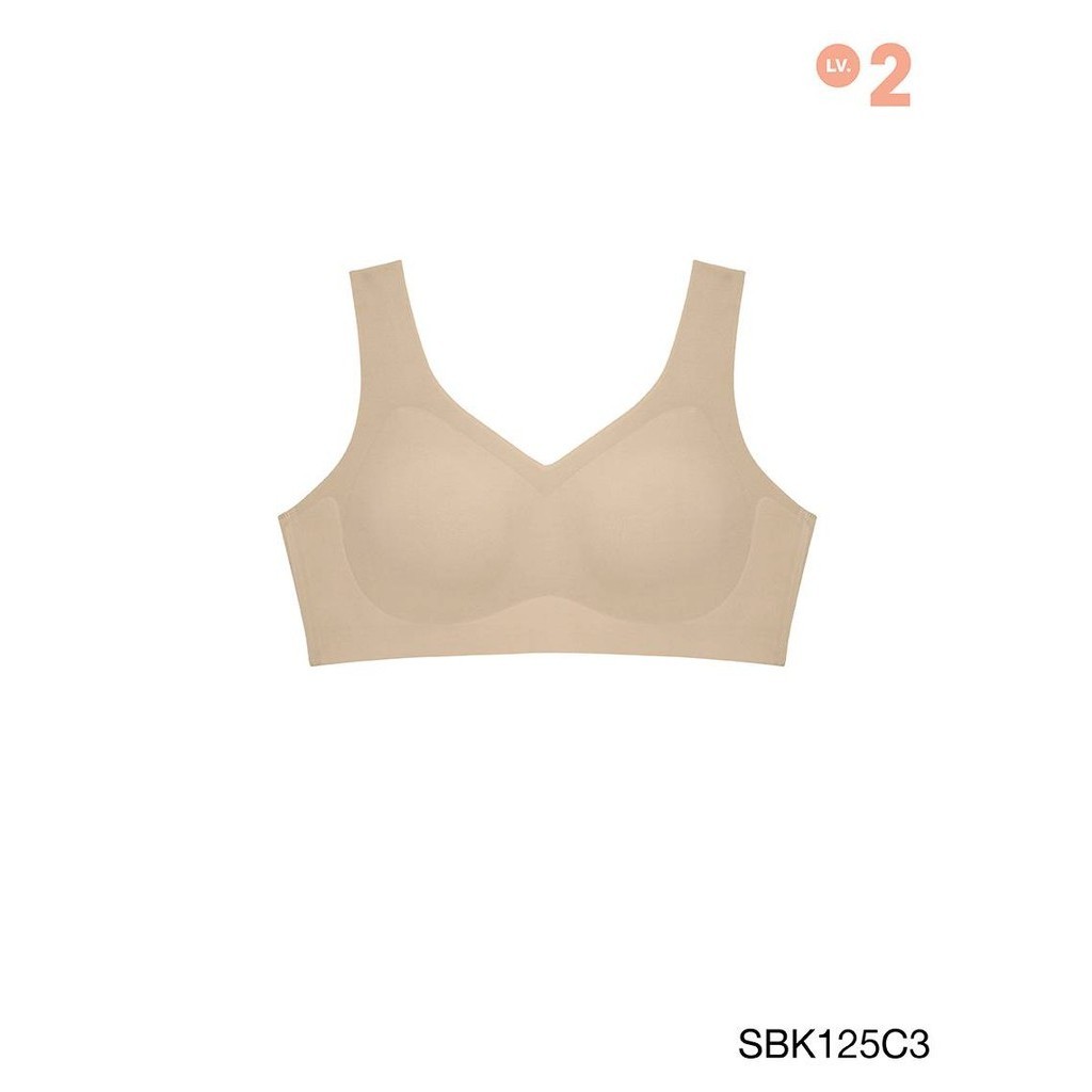 SABINA FOREVER YOUNG Soft Collection Level 2 เสื้อชั้นในไม่มีโครง รหัส SBK125C3 สีเนื้อเข้ม