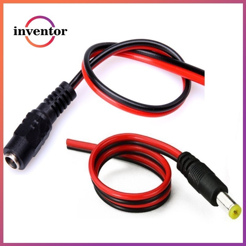 3set DC Power ชายหญิงสาย 12V ปลั๊ก DC อะแดปเตอร์สายปลั๊กสําหรับกล้องวงจรปิด DC ปลั๊ก 5.5*2.1 มม.5.5x