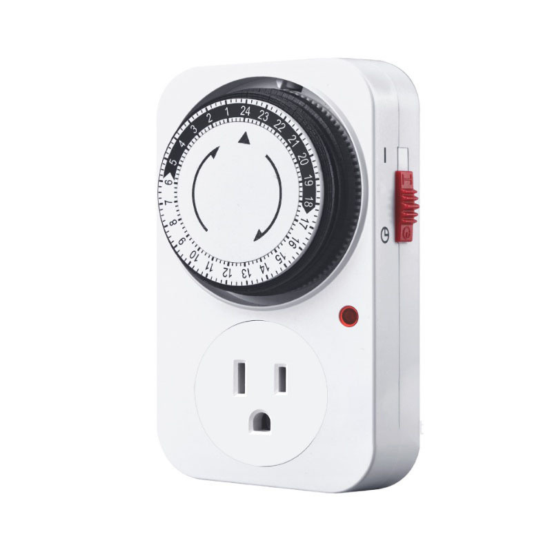 24 Hours Timer อนาล็อค ปลั๊กตั้งเวลาเปิด-ปิด อุปกรณ์ไฟฟ้า อัตโนมัติ 24ชั่วโมง รุ่น GMT04-VN ใช้ตั้งเวลาเปิด-ปิดไฟ - รูปที่ 4