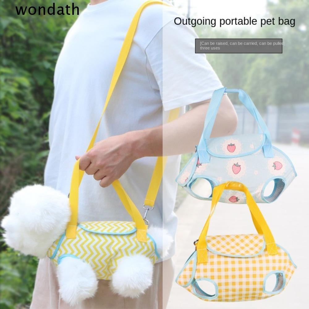 Wonda กระเป๋าสัตว์เลี้ยง, กระเป๋าใส่สัตว์เลี้ยงกันกระแทกมัลติฟังก์ชั่น, น่ารักป้องกันรอยขีดข่วนระบายอากาศแมวสุนัขกระเป๋าเป้สะพายหลังสุนัขขนาดเล็กแม
