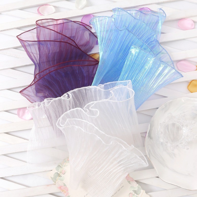 แนะนำ ผ้าม่าน 15 ซม.กว้างGradientสีTulle Organzaจีบลูกไม้ผ้าFringeริบบิ้นRuffle Trimชุดผ้าม่านผ้าหัตถกรรมเย็บDecor ราคาพิเศษ มีเก็บเงินปลายทาง