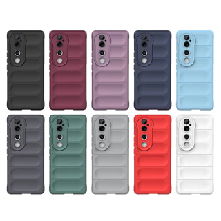Lenuo นุ่มเคสโทรศัพท์สําหรับ วีโว่ Vivo V50 V40 Lite V30 V29 Pro V29e V30e V40 SE 5G Case ปลอกซิลิโคนกันกระแทกป้องกัน Flannel ปกหลัง