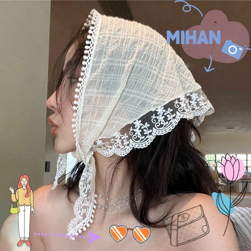 Mh Lace Riaular Travel Beach ที่คาดผมสไตล์ฝรั่งเศสอ่อนโยนผู้หญิงเด็กผู้หญิง