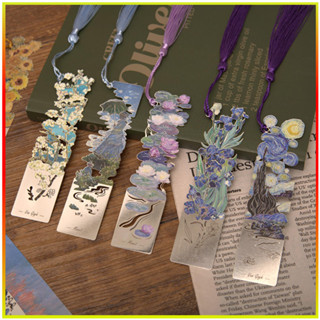 ที่คั่นหนังสือโลหะพร้อมพู่ดอกไม้วินเทจสําหรับคนรักหนังสือนัก…