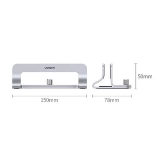 UGREEN รุ่น LP258 Laptop Vertical Stand Notebook Computer Storage Base Suspended Vertical Cooling Rack