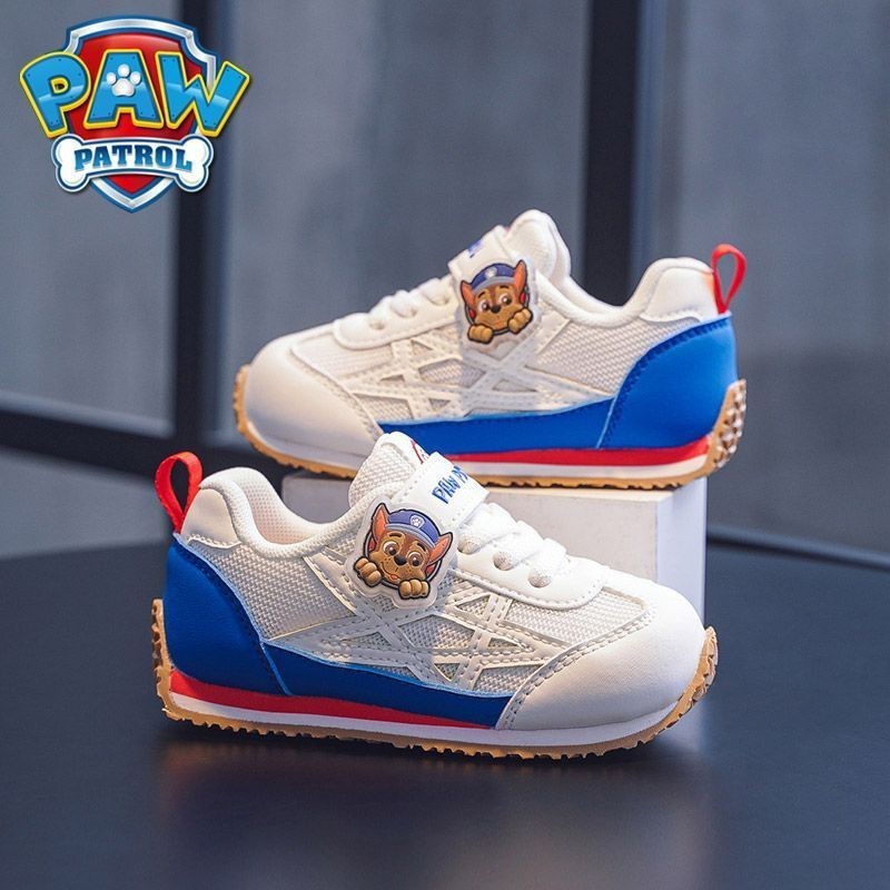 paw patrol รองเท้าเด็กเด็กชายสไตล์ใหม่สาวรองเท้ากีฬาลําลอง Super Soft Forrest Gump รองเท้า