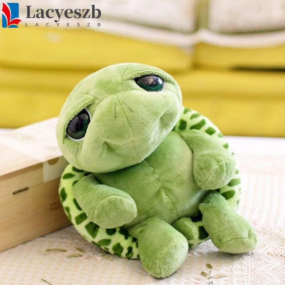 Lacyeszb ตุ๊กตาเต่าของเล่นเด็ก 20 ซม.เต่าตุ๊กตาสัตว์การ์ตูนตุ๊กตาสั้น Big Eyes เต่า