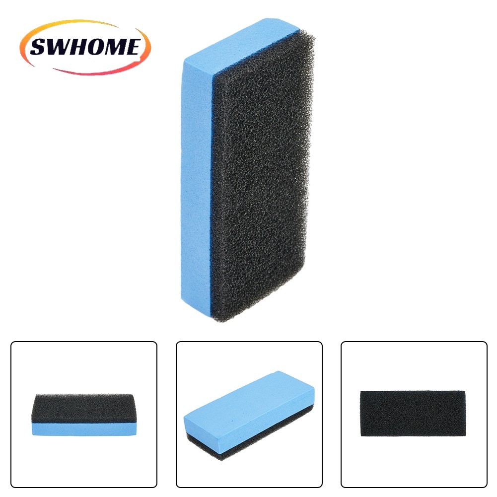 [SWHOME] 1pcs โฟมฟองน้ํา Applicator แผ่นรถ Buffing Polish Wax เครื่องมือทําความสะอาดกระจกรถยนต์ ในสต็อก