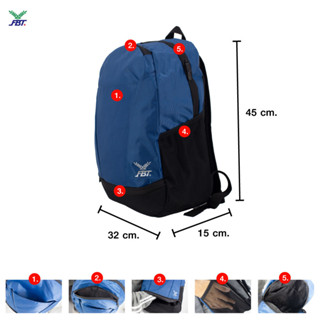 FBT กระเป๋าเป้ รุ่น 243000   มีช่องใส่รองเท้าข้างล่าง กระเป๋…