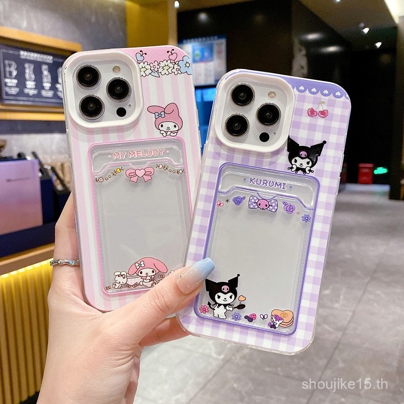 เคสใส่บัตร Kulomi Mereti เหมาะสำหรับ iphone15 14PROMAX ใสนุ่ม13pro สดใส XS/XR เคสโทรศัพท์มือถือสำหรับ iphone12 11 7/8plusse2020iphone13 Case