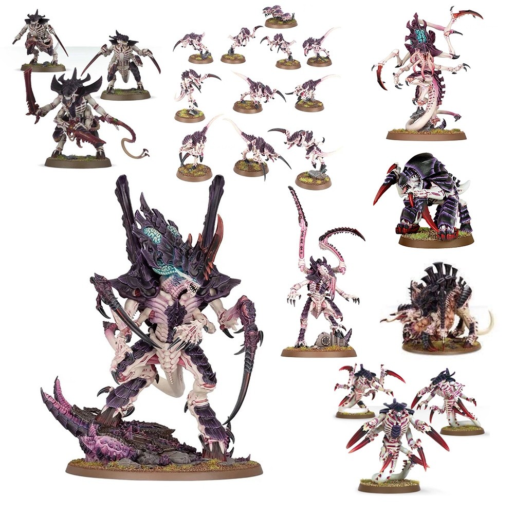 Tyranids Norn Emissar Neurotyranids Biovore/Pyrovore Venomthropes Leviathan Teraants Unpainted เรซิ่นรุ่น