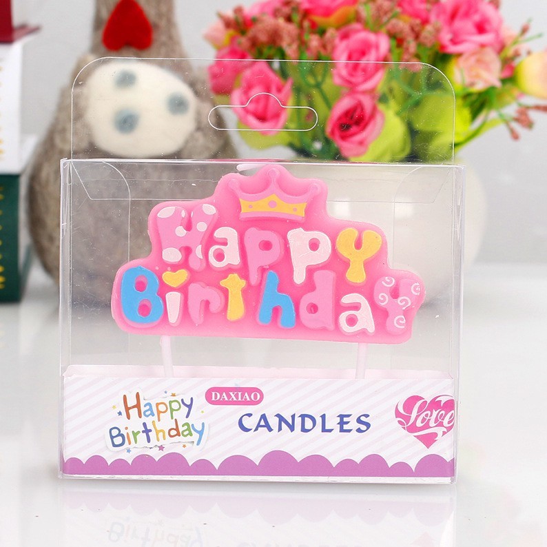 (ร้านไทย)เทียนตกแต่งวันเกิด ลายปราสาท บอลลูน สำหรับตกแต่งเค้ก CN - รูปที่ 3