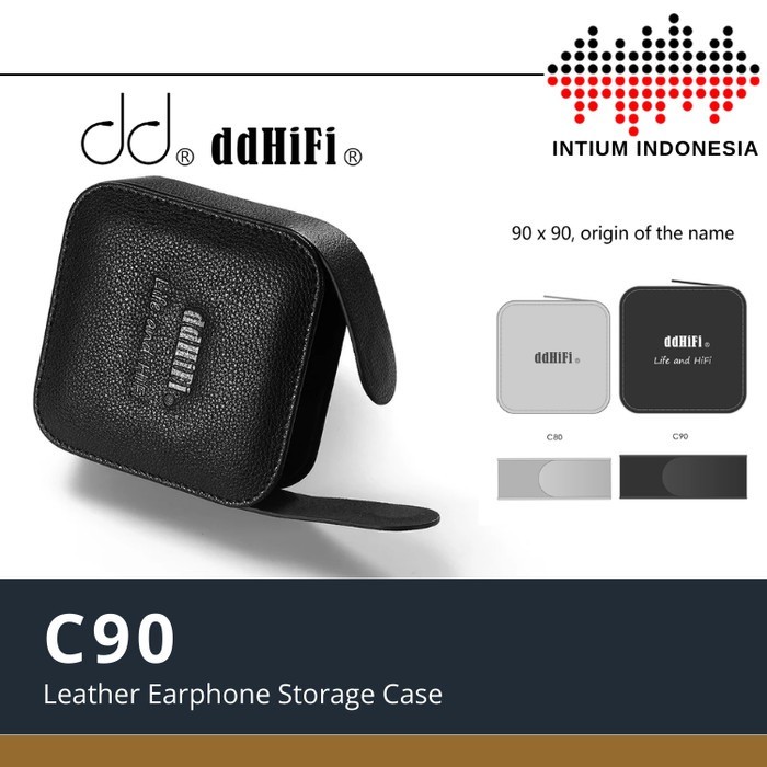 DdHiFi C-90 / C 90 / C90 เคสเก็บหูฟังหนังแท้