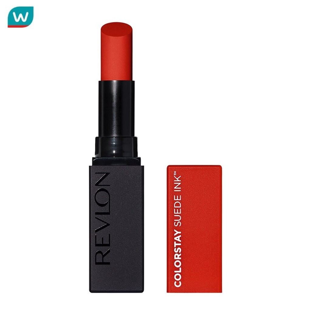 Revlon เรฟลอน คัลเลอร์สเตย์ ซูเอ็ด อิงค์ ลิป 2.55ก. 014 สปิท ไฟร์