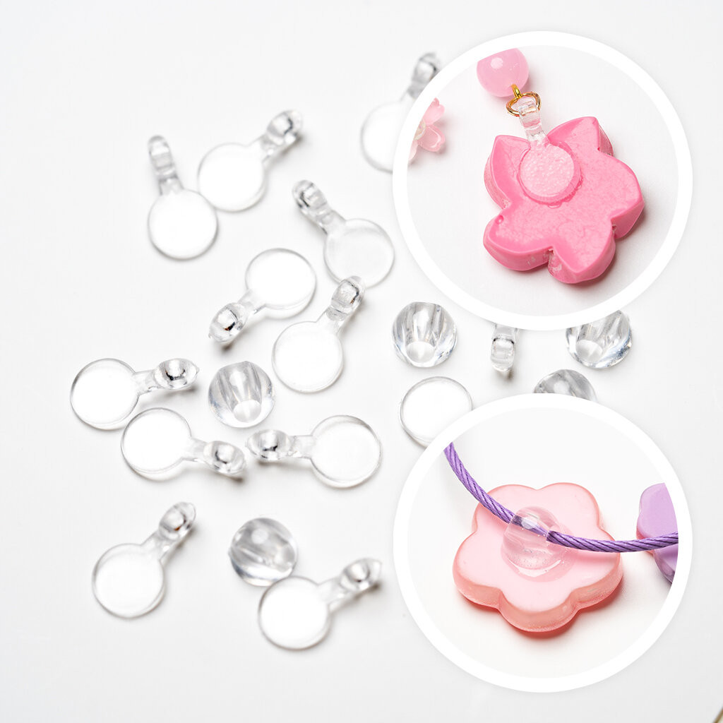 ฮ.ฮิป แป้นติดเรซิ่น ทรงวงกลม ทรงกระดุม