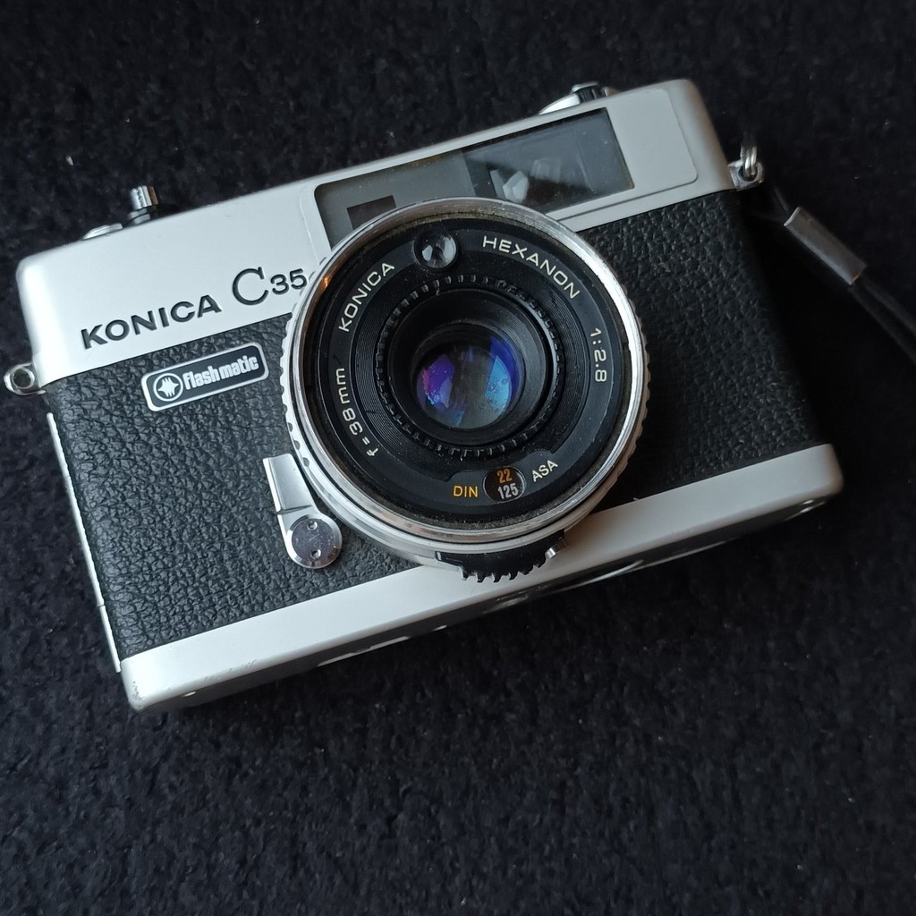 กล้องฟิล์มมือสอง [Sold As-Is] Konica C35 Flashmatic