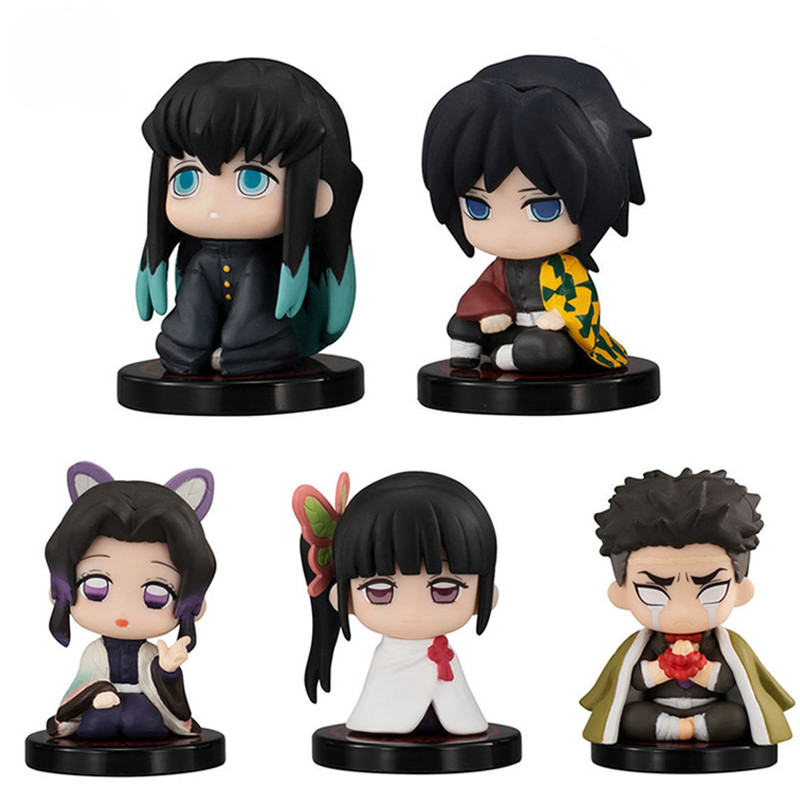 Gashapon Demon Slayer: Kimetsu no Yaiba Sit Pose Figure Series 1, 2, 3 - Tanjiro, Nezuko, Zenitsu Jewelry
