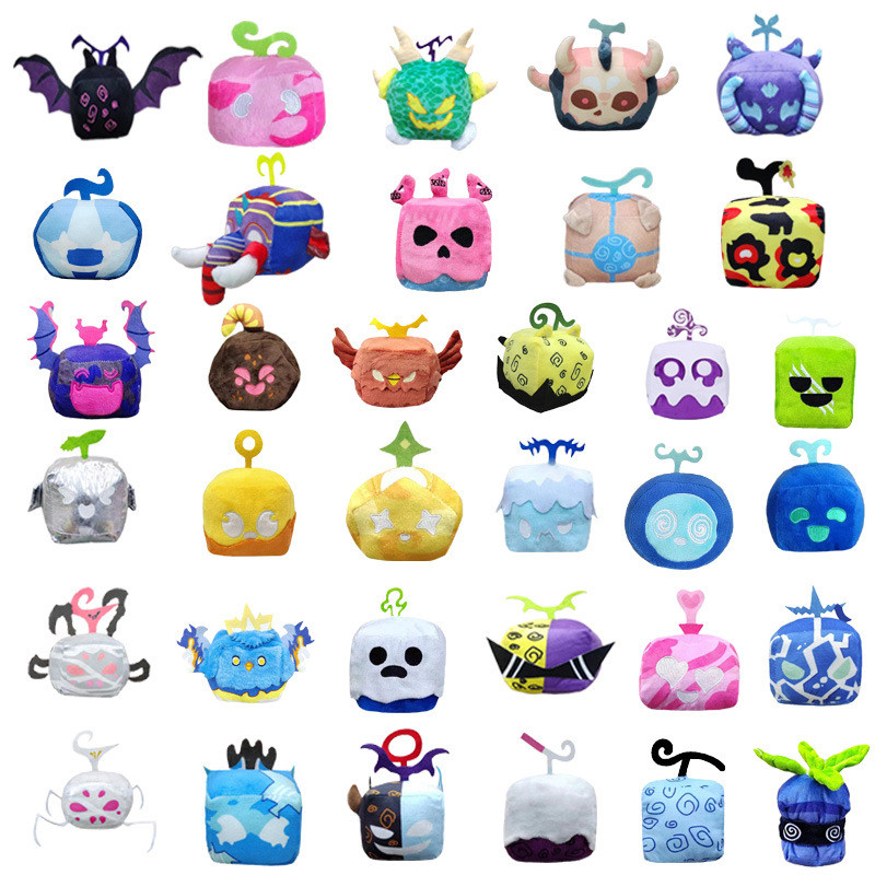 [คลังสินค้าพร้อม] roblox blox ผลไม้ plushie ของเล่น Spirit Dragon Control bloxfruit การ์ตูนเกมผจญภัย Soft ตุ๊กตา blox ผลไม้ของเล่นคริสต์มาสของขวัญ