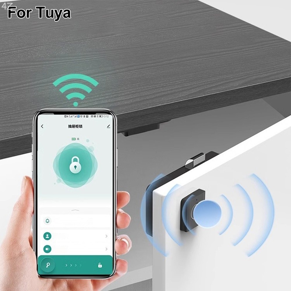 [Cra]ล็อคตู้ลิ้นชักคุณภาพสูงล็อคลายนิ้วมือ Keyless สําหรับล็อคไม้อัจฉริยะสําหรับ Tuya