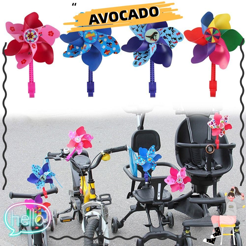 Avocar เด็กจักรยาน Windmill 16.5 ซม.อุปกรณ์เสริมกังหันลมจักรยานสีสันสดใส