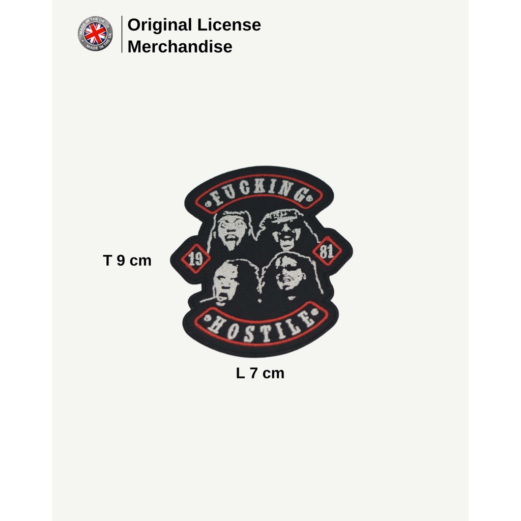 ตราสัญลักษณ์แพทช์ ปักโลโก้ PANTERA Hostile