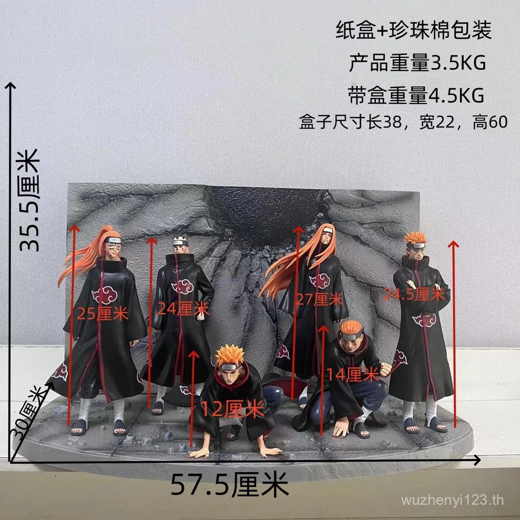 Naruto Fantasy Six Pain เครื่องประดับรูปปั้นรูปมือนารูโตะเพน thumbnail 9
