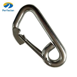 สมบูรณ์แบบสมบูรณ์แบบ สแตนเลสเกรด คาราไบเนอร์ คลิปสปริงตะขอ ค…