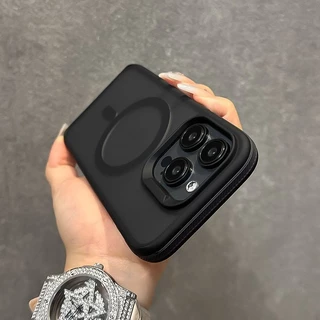 เคสโทรศัพท์สําหรับiphone 16 ProMax Magnetic Matte CASE iPhone 11 12 13 14 15 16 Pro Max iPhone 14/15/16 Plusกันกระแทกและป้องกันการตกกระแทกปลอกป้องกัน