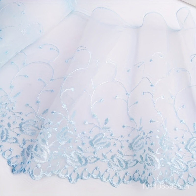 แนะนำ ผ้าม่าน 1หลาของลูกไม้ตาข่ายปักกระโปรงมิ้มเสื้อผ้าขอบเตียงอุปกรณ์ทํามือผ้าม่านลูกไม้,กว้าง25ซม.อุปกรณ์เย็บผ้าอุปกรณ์เส ราคาพิเศษ มีเก็บเงินปลายทาง