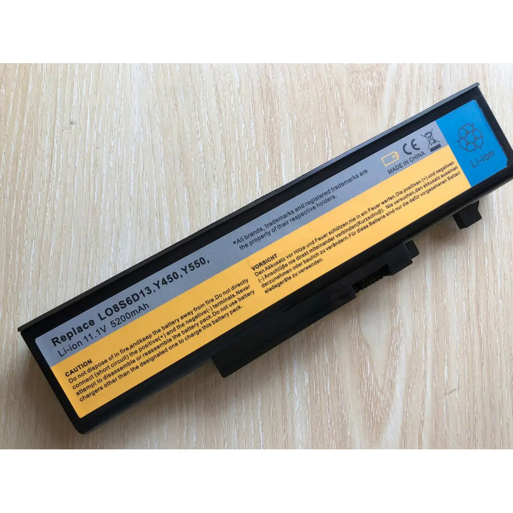 แล็ปท็อป Battery For Lenovo IdeaPad Y550 Y550A Y550P Y450 Y450A Y450G 55Y2054 L08O6D13 L08S6D13 L08L